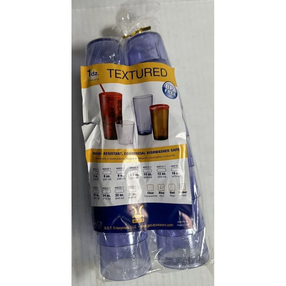 Pack 24) Restaurant Tumbler 5oz Juice Beverage Cups‎ Stackable~Break-Resistant